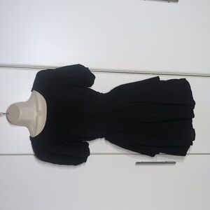 Wild Fable Charming Black Open Back Dress Size Small